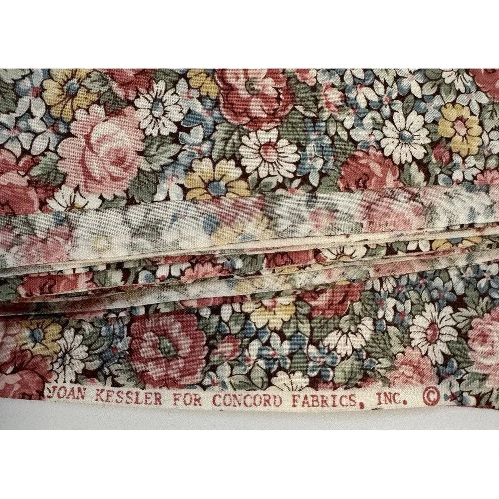 Joan Kessler Concord Fabrics Cottagecore Cabbage Roses 12 yards 17